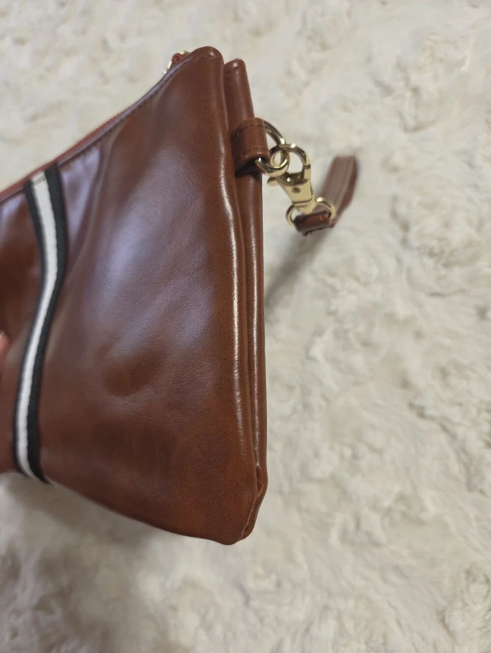 Funky Monkey - Faux Leather Wristlet Clutch